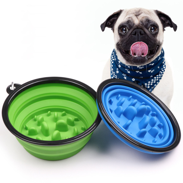 Pet - Collapsible Slow Feeder Bowl