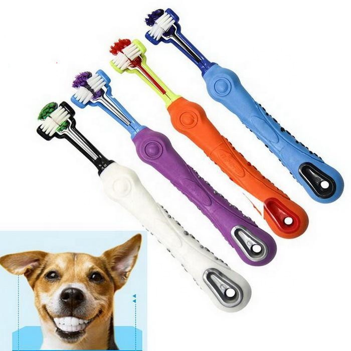 Pet - Three Sided Toothbrush
