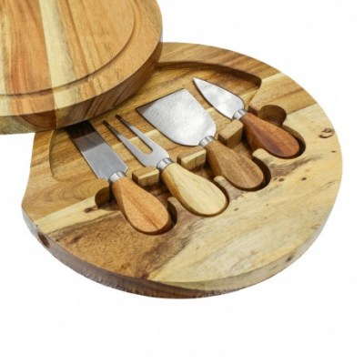 goodqol-4-piece-home-kitchen-cheese-knife-set-with-wood-cutting-board